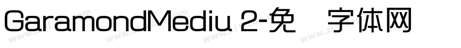 GaramondMediu 2字体转换